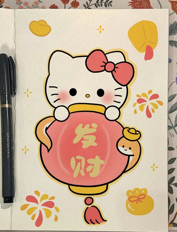 vẽ tranh đề tài lễ hội ngày tết 8