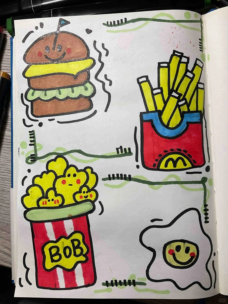 vẽ tranh dễ thương 5