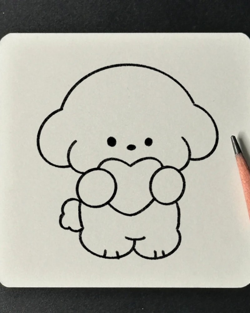 vẽ tranh dễ thương 6