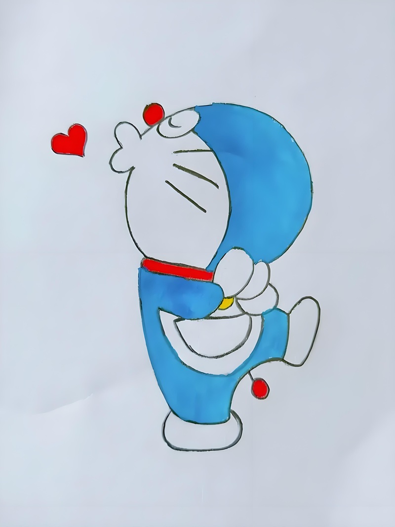 vẽ tranh doremon 23