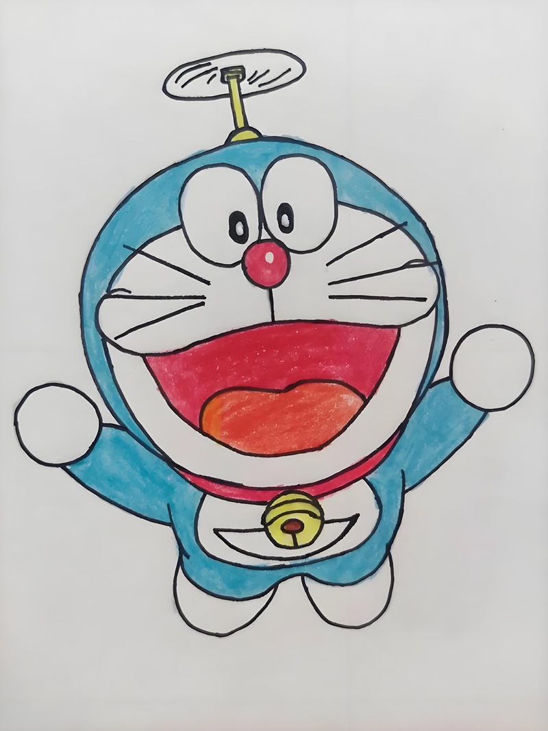 vẽ tranh doremon 27