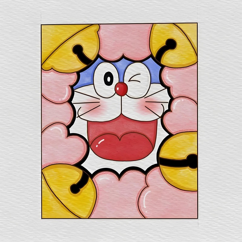 vẽ tranh doremon 28