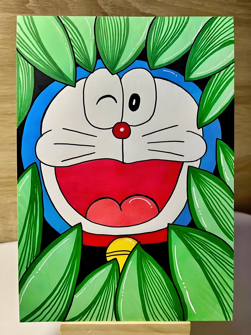 vẽ tranh doremon 31