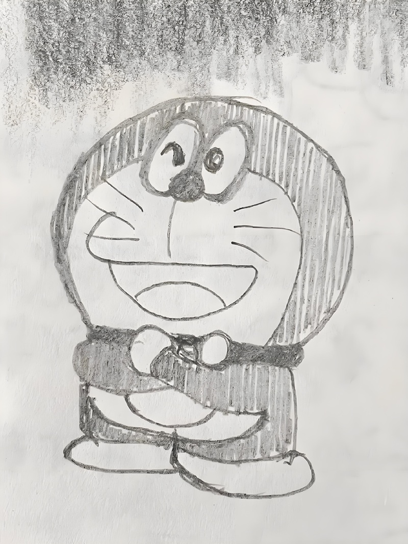 vẽ tranh doremon 32