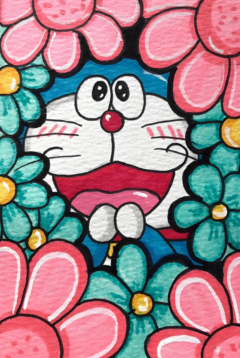 vẽ tranh doremon 7 