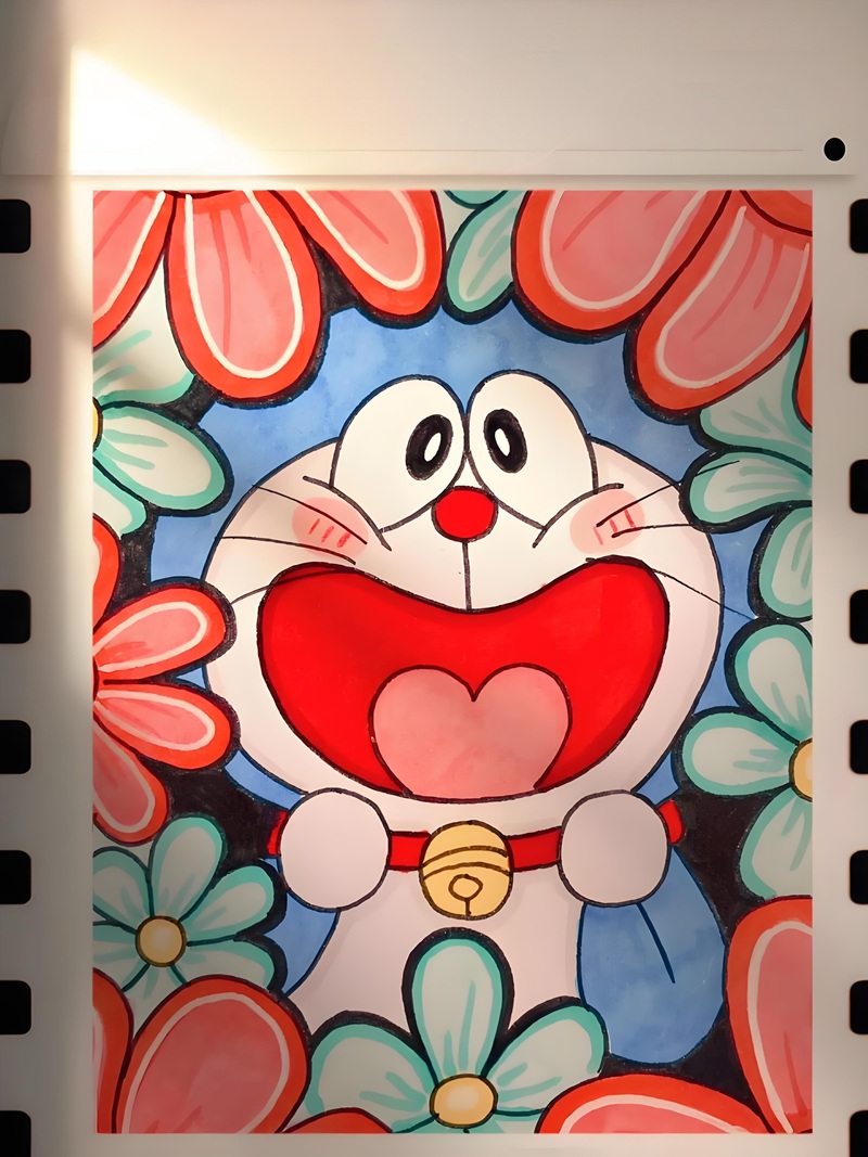 vẽ tranh doremon 8