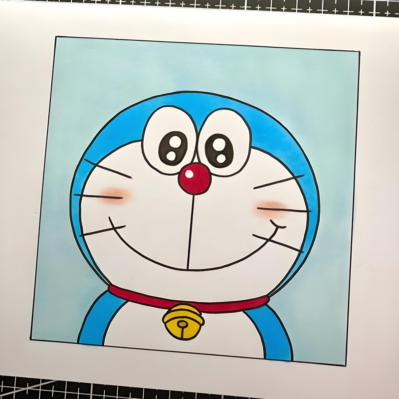 vẽ tranh doremon 9