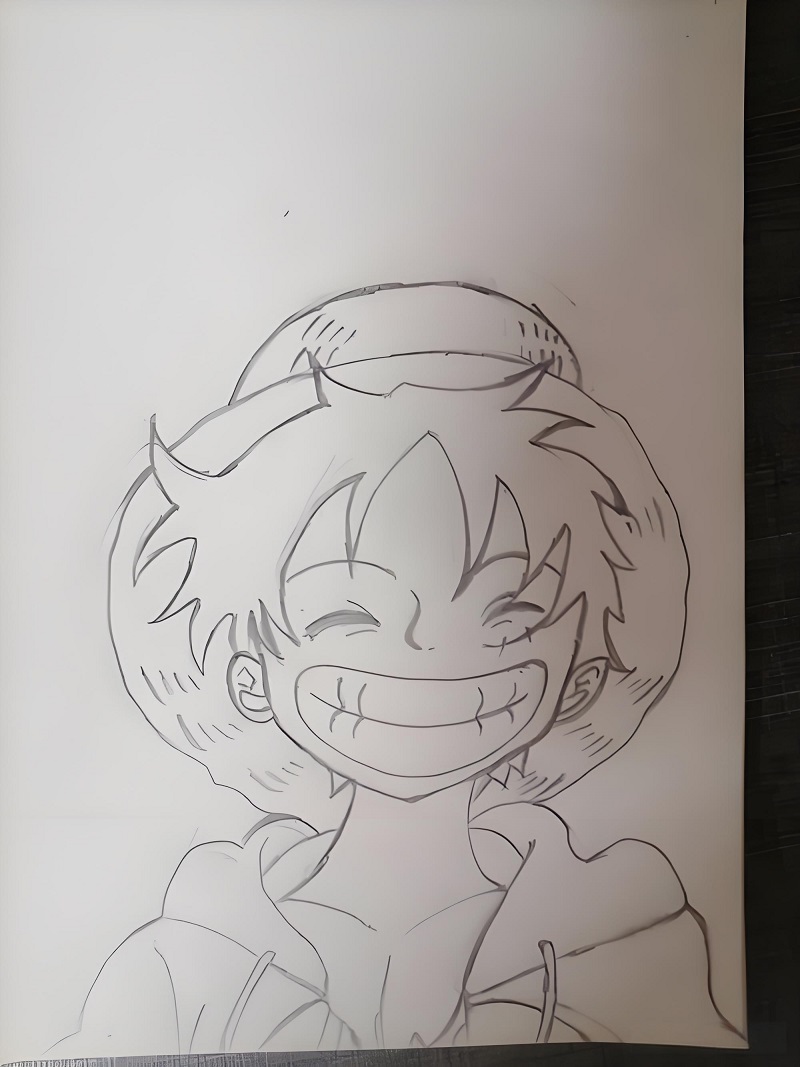 vẽ tranh luffy ​ 11
