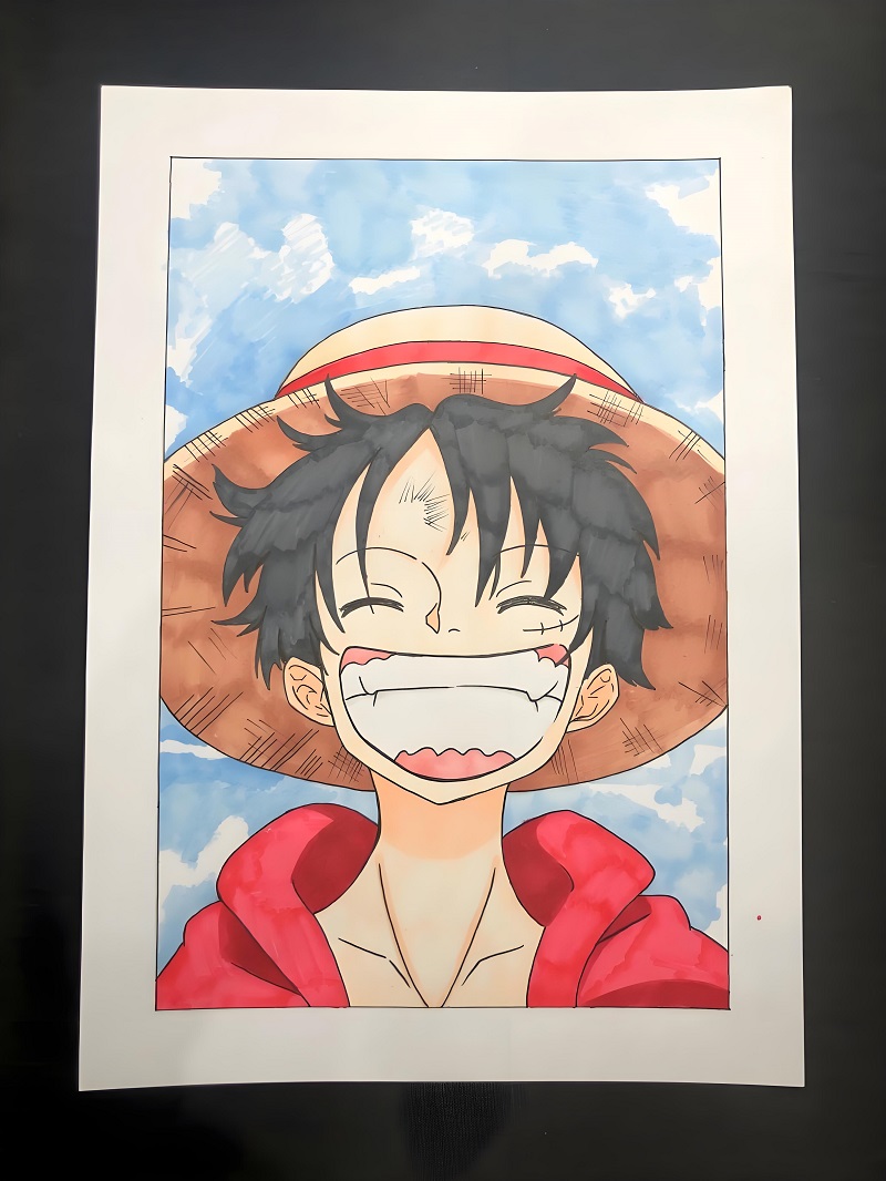 vẽ tranh luffy ​ 12