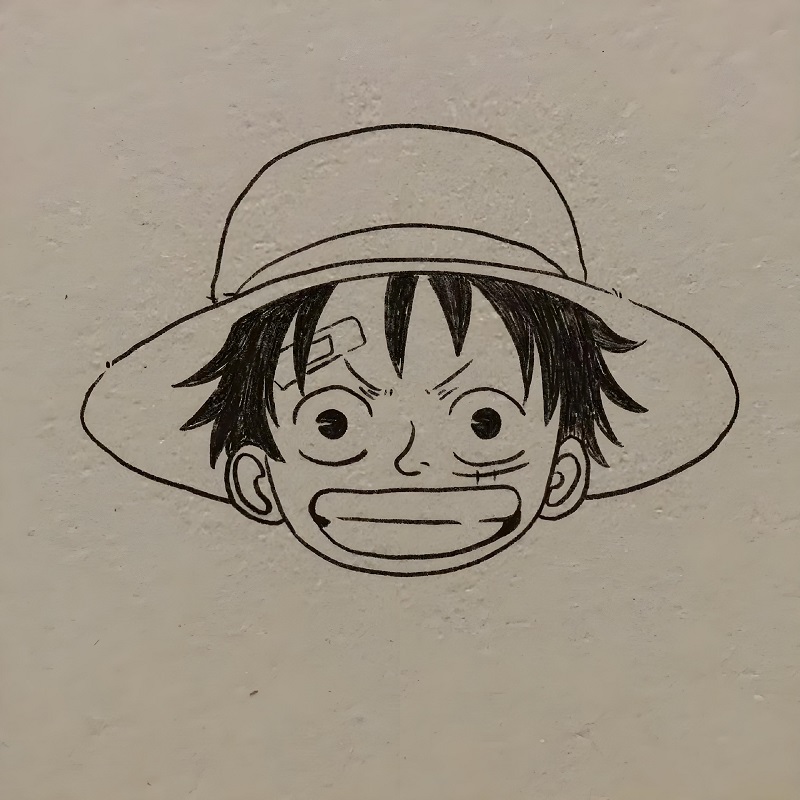 vẽ tranh luffy ​ 16