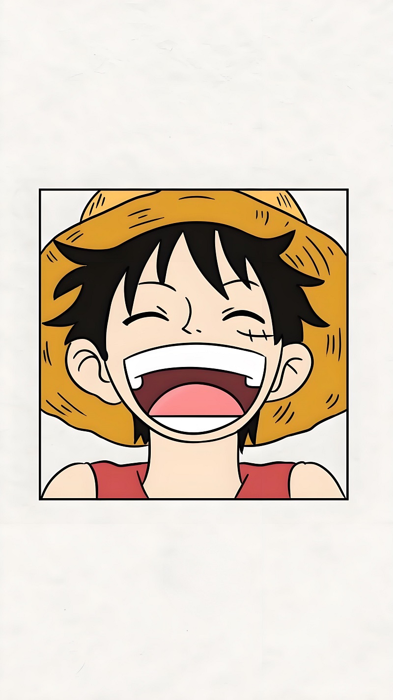 vẽ tranh luffy ​ 