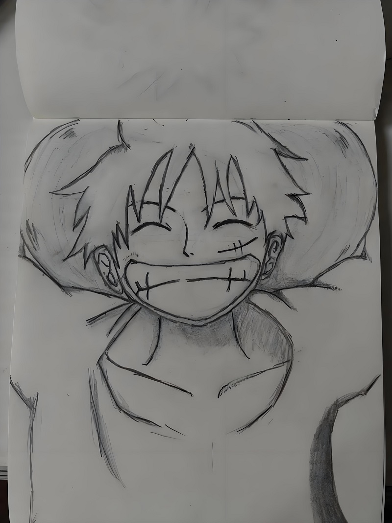 vẽ tranh luffy ​ 20