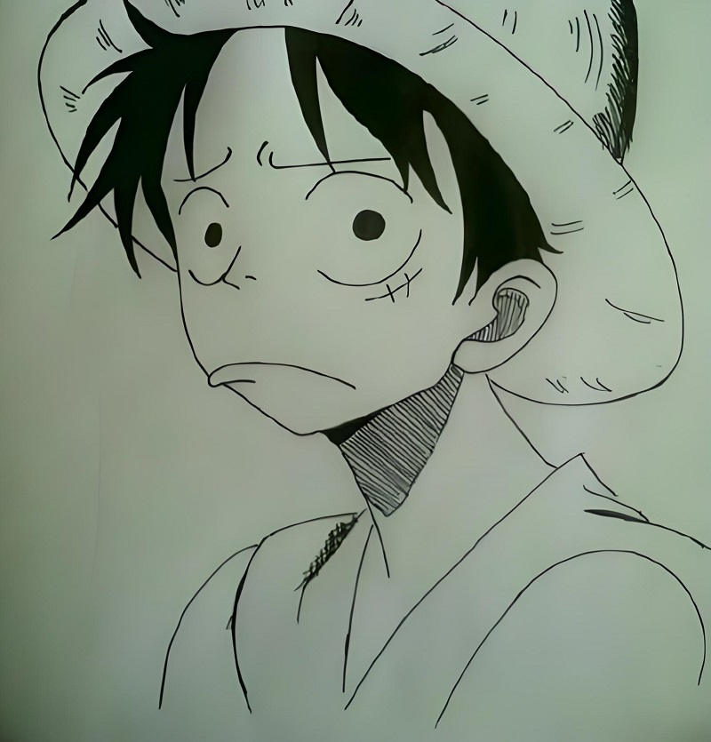 vẽ tranh luffy ​ 22