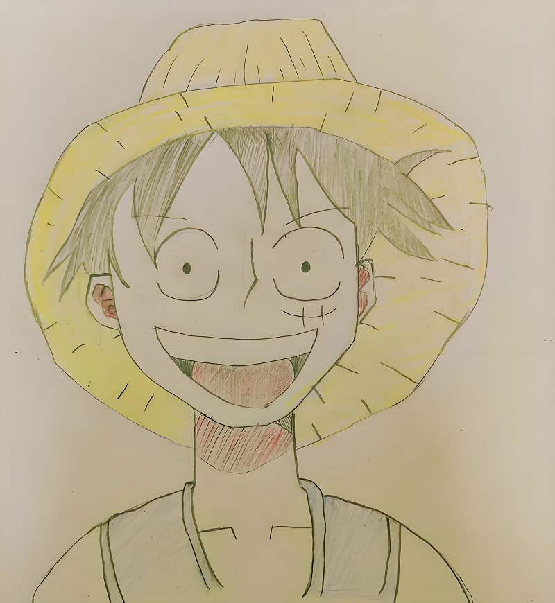vẽ tranh luffy ​ 31