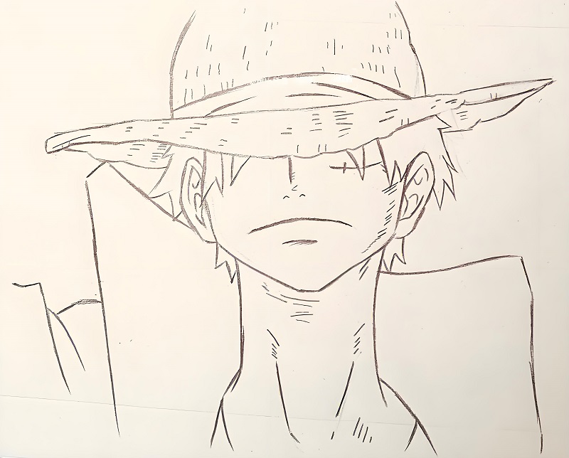 vẽ tranh luffy ​ 9
