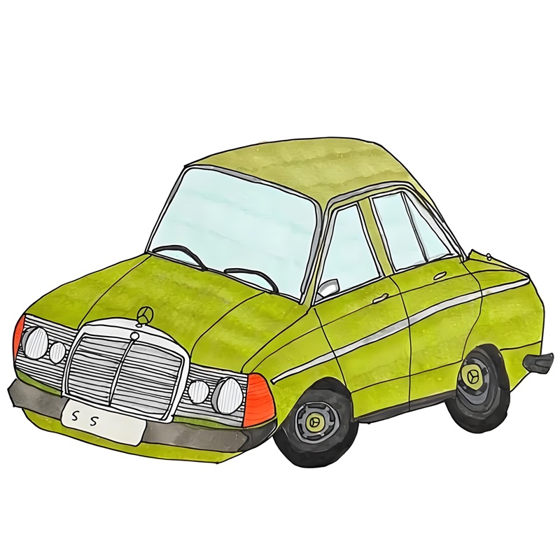 vẽ tranh ô tô mơ ước​ 5