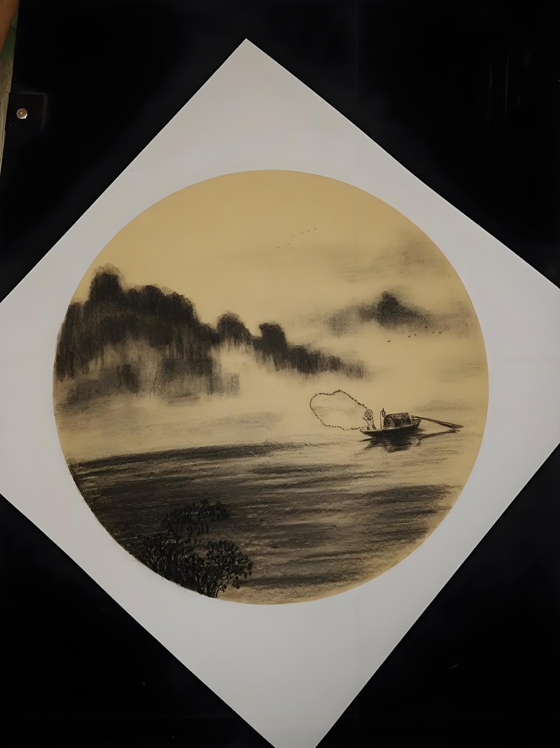 vẽ tranh phong cảnh đồi núi​