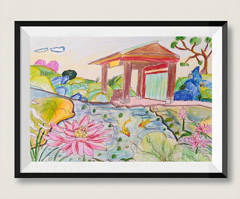 vẽ tranh phong cảnh núi 9 