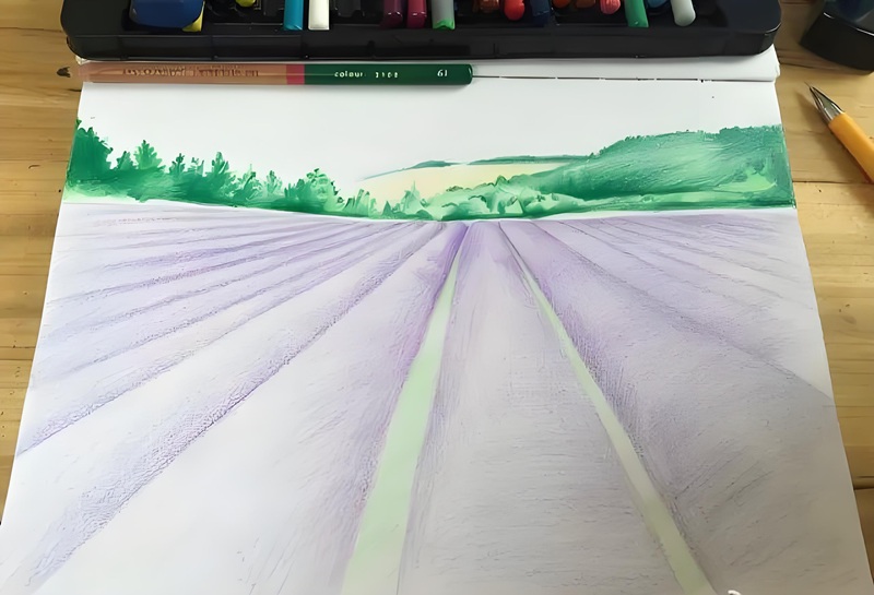 vẽ tranh phong cảnh thiên nhiên 27