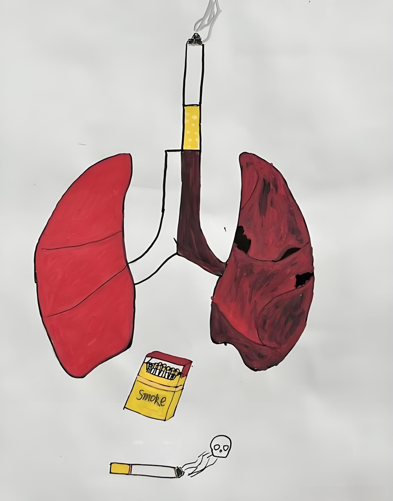 vẽ tranh phòng chống tác hại của thuốc lá 23