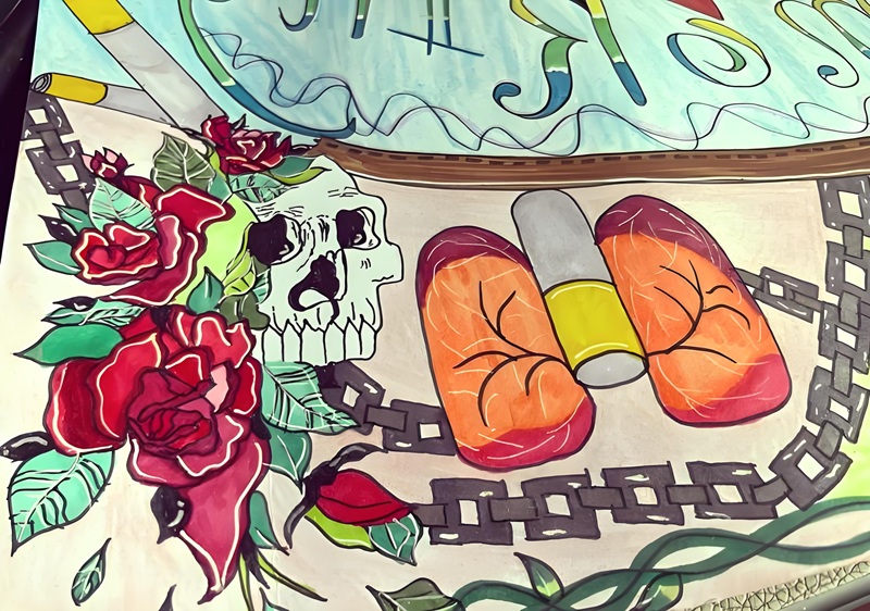 vẽ tranh phòng chống tác hại của thuốc lá 26