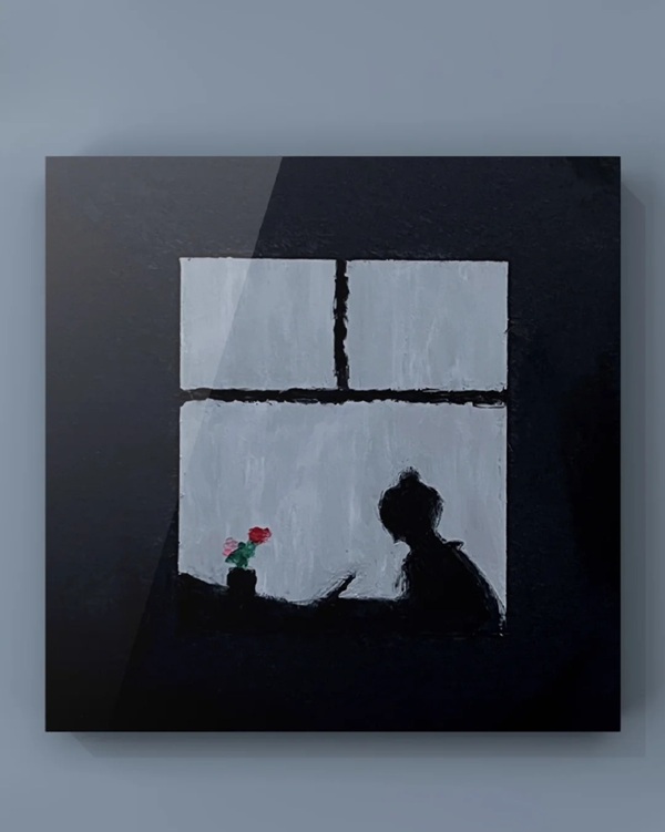 vẽ tranh tâm trạng buồn đơn giản