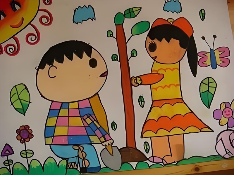 vẽ tranh thiếu nhi làm nghìn việc tốt 25