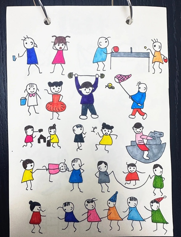 vẽ tranh trò chơi dân gian 22