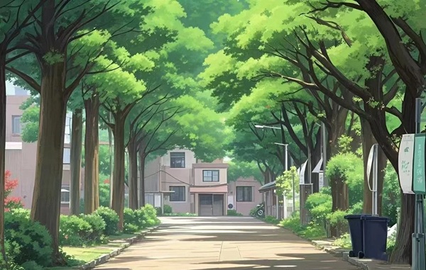 vẽ tranh trường học 3