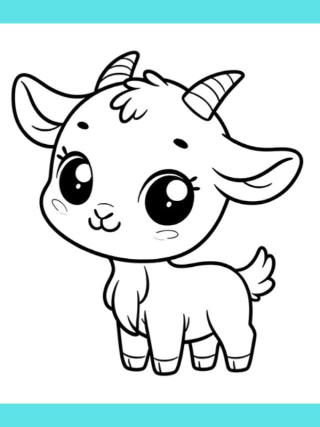 tô màu con dê (4)