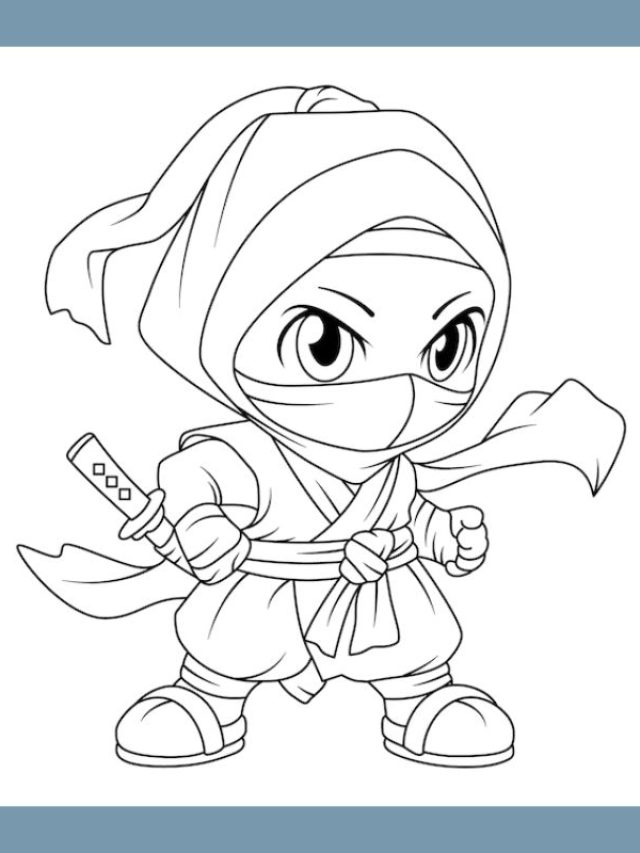 tranh tô màu ninja (16)