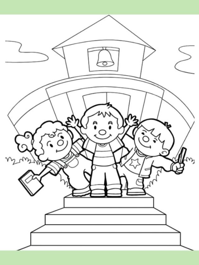 tranh tô màu trường tiểu học (23)