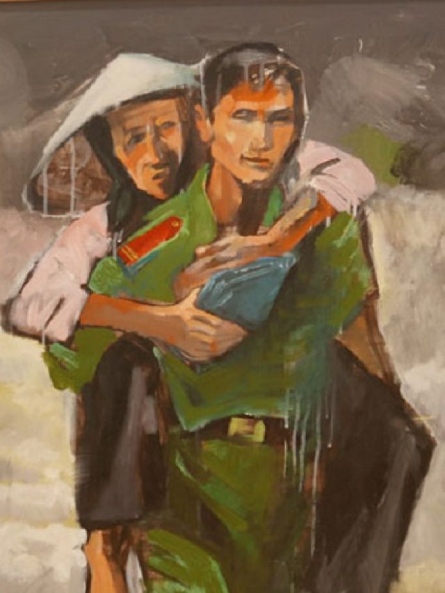 tranh vẽ công an nhân dân 20