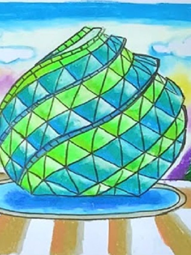 tranh vẽ danh lam thắng cảnh việt nam 26