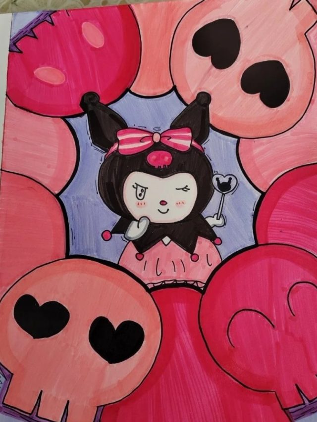 tranh vẽ kuromi 21