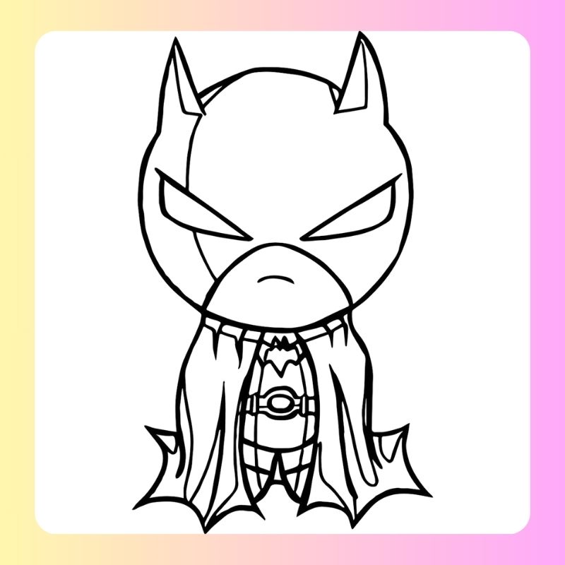 hình batman tô màu