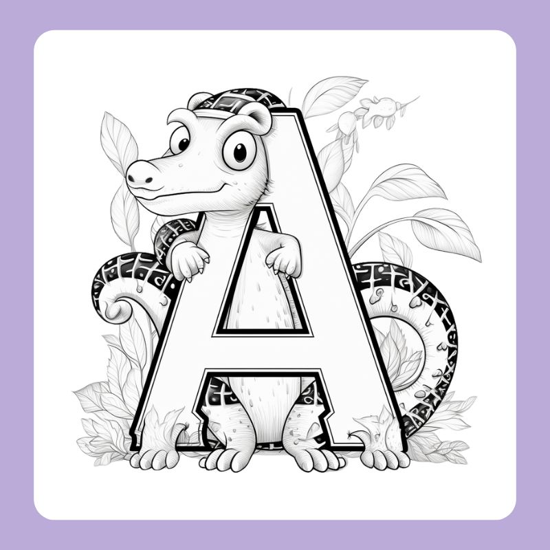 tô màu chữ a (13)