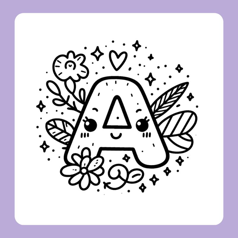 tô màu chữ a (22)