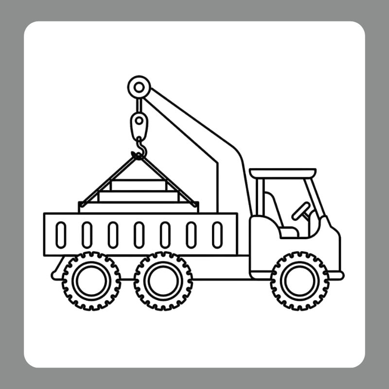 tô màu xe cẩu (13)