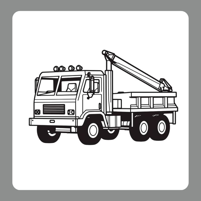 tô màu xe cẩu (14)