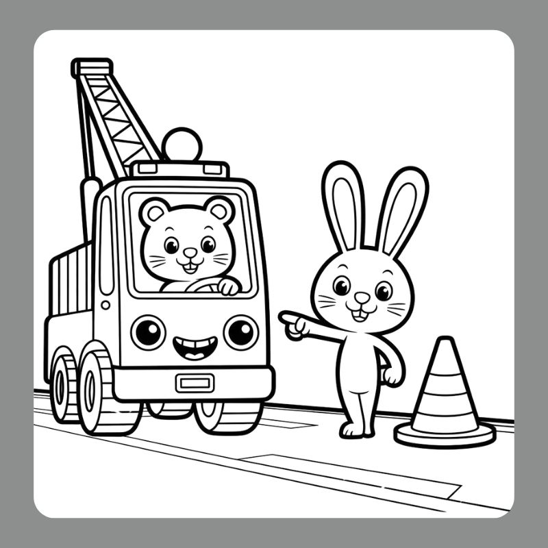 tô màu xe cẩu (18)