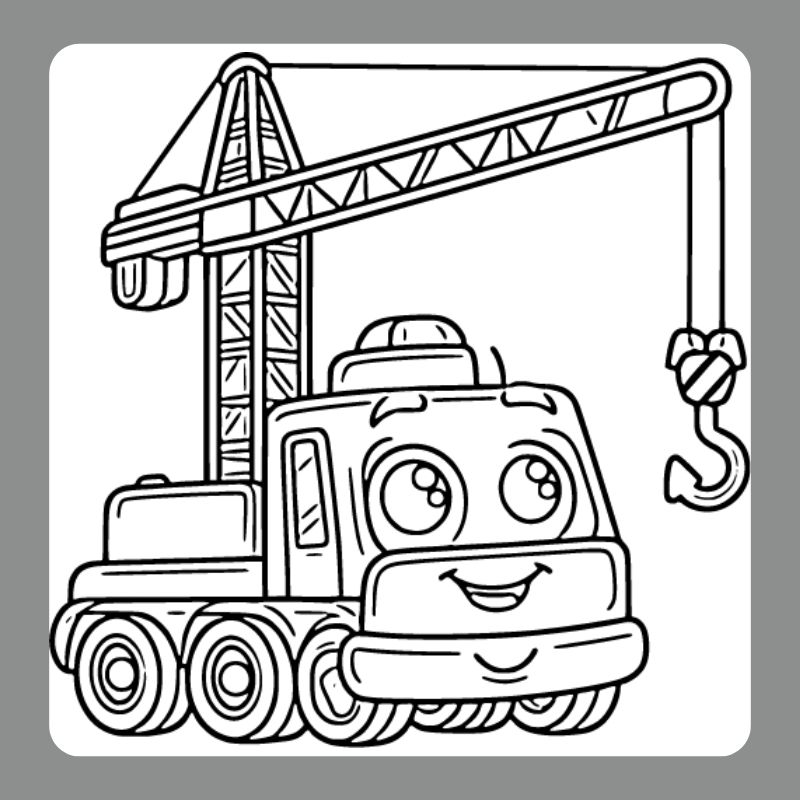 tô màu xe cẩu (20)