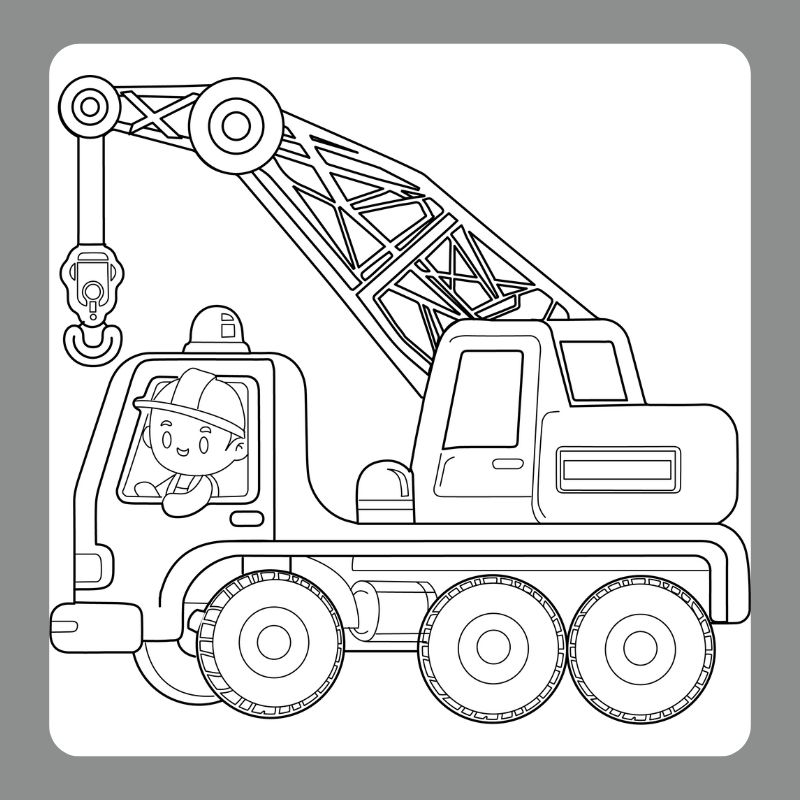 tô màu xe cẩu (21)