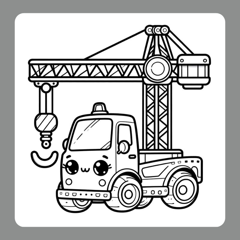 tô màu xe cẩu (23)