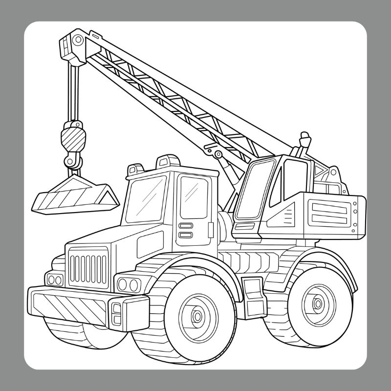 tô màu xe cẩu (3)