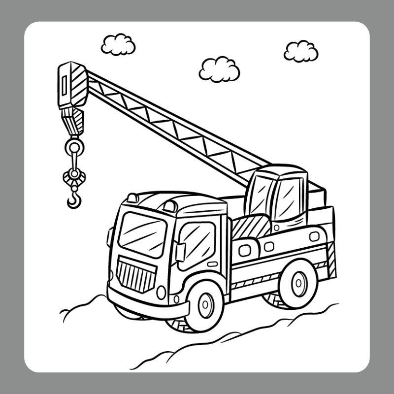 tô màu xe cẩu (6)