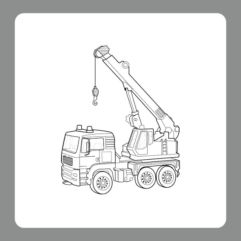 tô màu xe cẩu (8)
