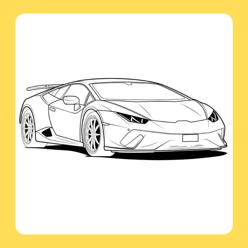 tô màu xe lamborghini (4)