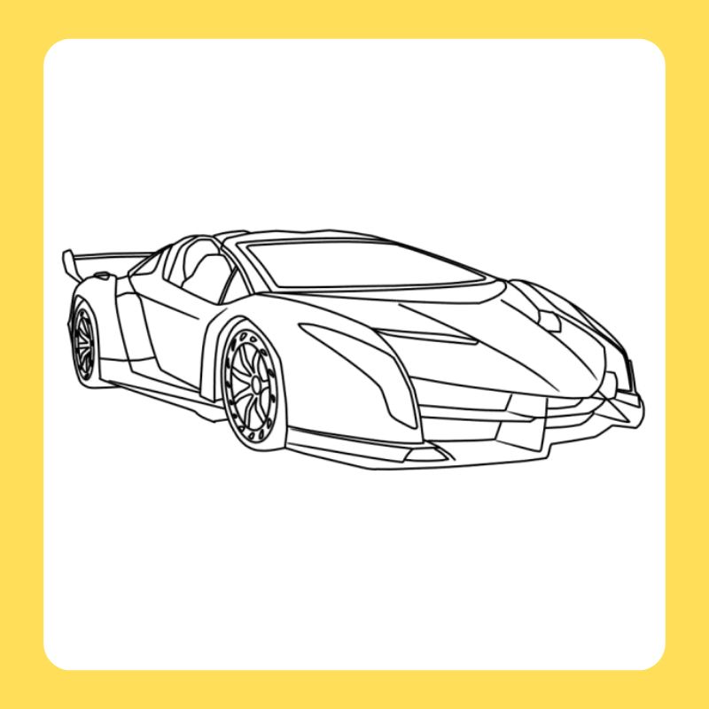 tô màu xe lamborghini (5)