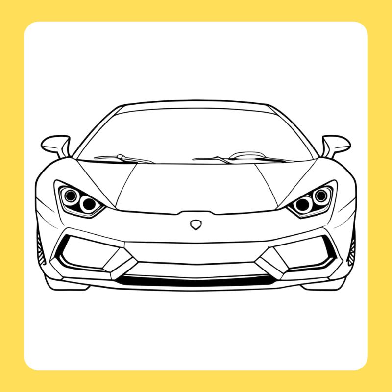 tô màu xe lamborghini (7)